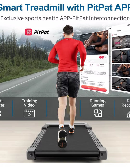 Load image into Gallery viewer, 2024 Upgrade Walking Pad - Raceable Smart under Desk Treadmill with Rewards Program, Quick Setup, 2.5HP, App/Remote Control, LED
