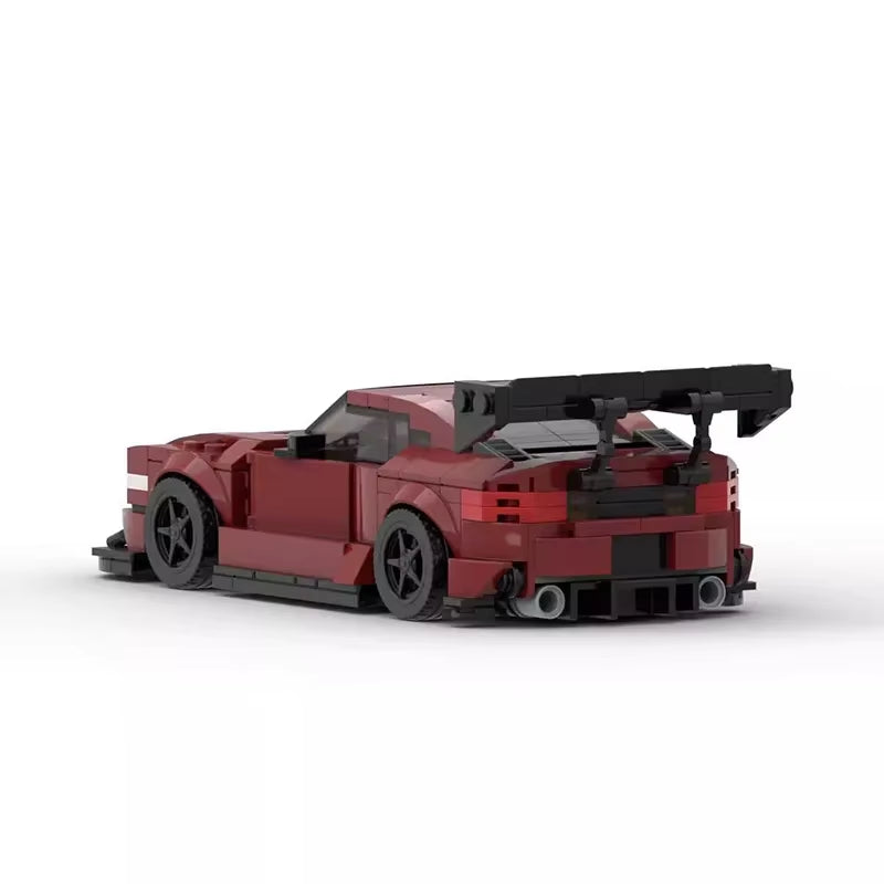 MOC 1996 Nissaned 240SX Silvia Speed Champions Cars Techniced Building Blocks Speed Vehicle Model Brick Toys for Kid Adult Gift