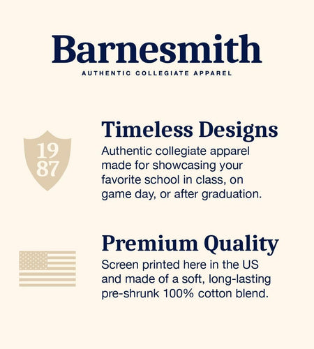 Short Sleeve T-Shirt, 100% Cotton, Unisex, Heritage Logo, Color, NCAA Colleges …