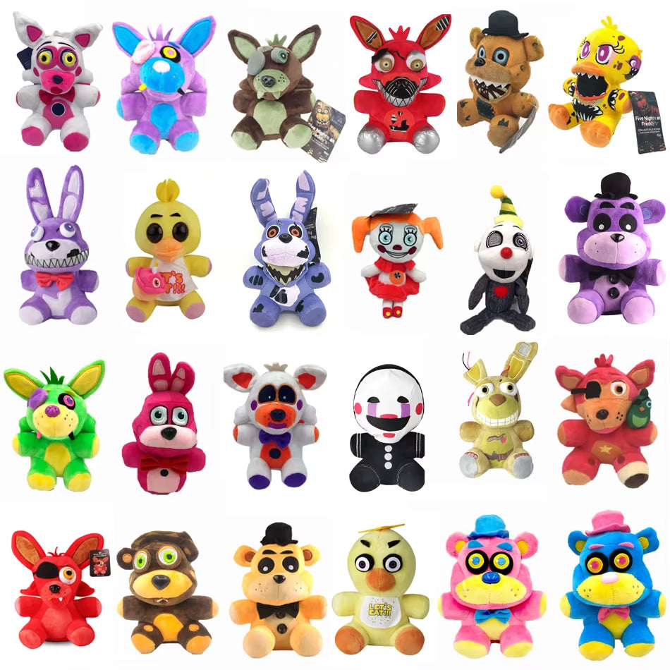 18 CM FNAF Plush Toy Stuffed & Plush Animals Bear Rabbit Game Fnaf Plush Toys Birthday Christmas for Kids Toy Gift