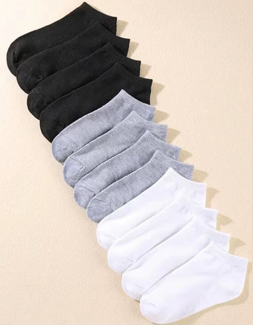 Load image into Gallery viewer, 10/20/30/40/50 Pairs of Breathable Deodorant Men&#39;S Low Cut Ankle Socks - Sweat Wicking and Comfortable Summer Wear
