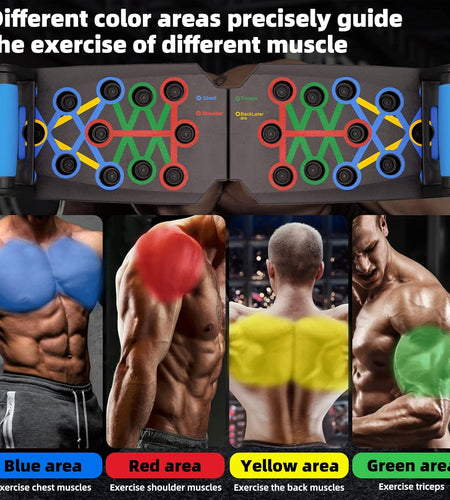 28 in 1 Push up Rack Board System Fitness Workout Train Home Gym Exercise Stands