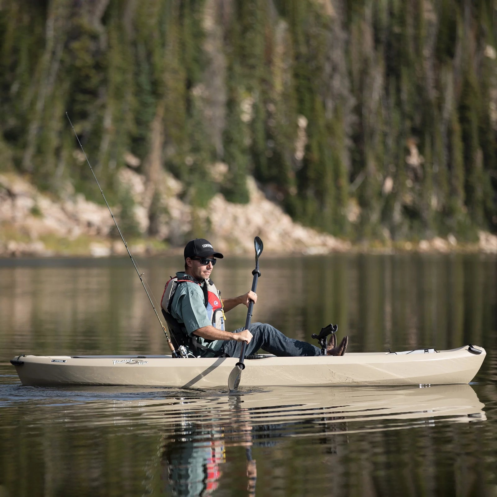 Tamarack Angler 10 Ft Fishing Kayak (Paddle Included), 90508