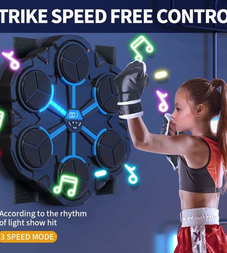 Smart Bluetooth Music Boxing Machine，Decompression,Fighting Fitness Home Boxing Wall Target Boxing Trainer Boxing Accessories