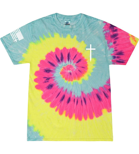 Mens Christian Shirt Faith Cross Crest American Flag Sleeve T-Shirt Graphic Tee-Maroon-Xxxl