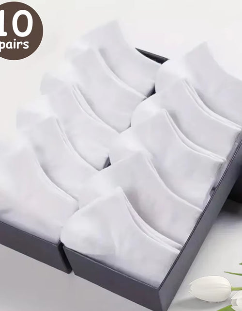 Load image into Gallery viewer, 10/20/30/40/50 Pairs of Breathable Deodorant Men&#39;S Low Cut Ankle Socks - Sweat Wicking and Comfortable Summer Wear
