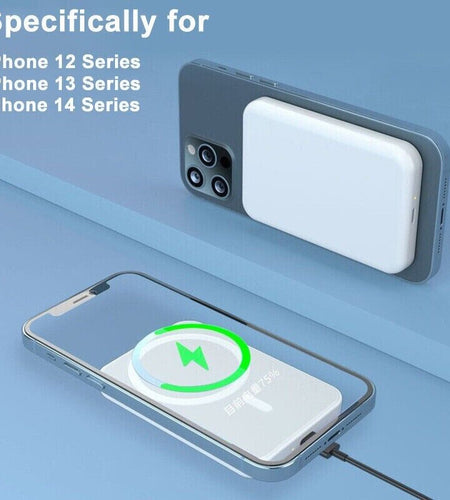 10000Mah Power Bank Magnetic Battery Pack Wireless Charger for Iphone 14/13/12