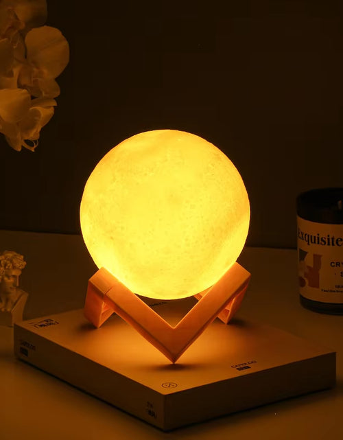 Load image into Gallery viewer, LED Moon Light Night Light Battery Powered Star Light Bedroom Decoration Night Light Children&#39;S Gift 8Cm Moon Light
