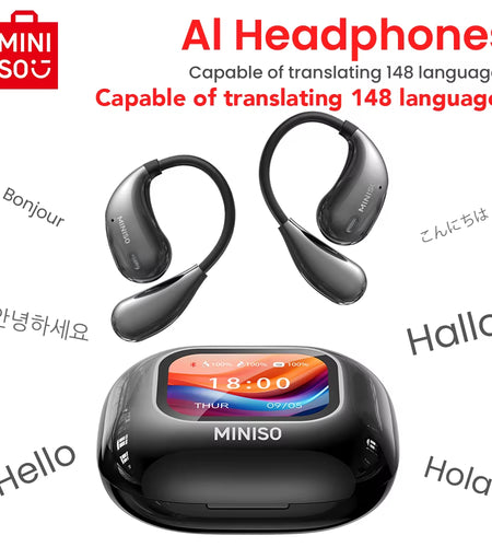 M95 Intelligent Wireless Headphones Face-To-Face Translation Bluetooth Earphones Wireless Earbuds Low Latency Headphones
