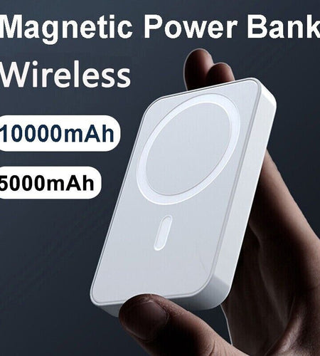10000Mah Power Bank Magnetic Battery Pack Wireless Charger for Iphone 14/13/12