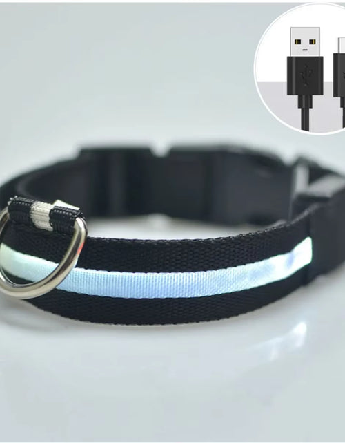 Load image into Gallery viewer, Dog Luminouscollar Anti-Lost Glowing LED Light Pet Collar Collar for Small Medium Large Dogs Collars Leads Safety Necklace
