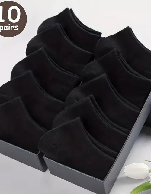 Load image into Gallery viewer, 10/20/30/40/50 Pairs of Breathable Deodorant Men&#39;S Low Cut Ankle Socks - Sweat Wicking and Comfortable Summer Wear
