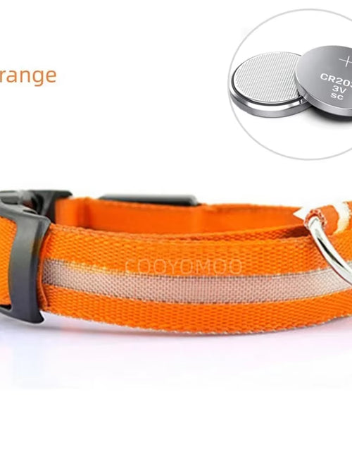 Load image into Gallery viewer, Dog Luminouscollar Anti-Lost Glowing LED Light Pet Collar Collar for Small Medium Large Dogs Collars Leads Safety Necklace
