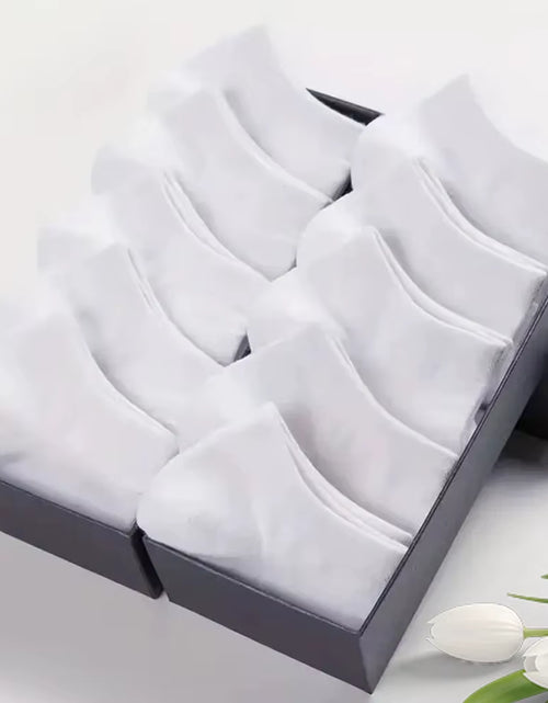 Load image into Gallery viewer, 10/20/30/40/50 Pairs of Breathable Deodorant Men&#39;S Low Cut Ankle Socks - Sweat Wicking and Comfortable Summer Wear
