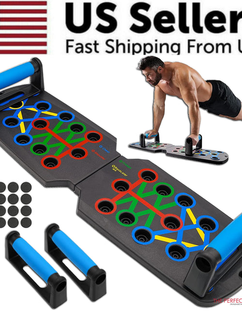 Load image into Gallery viewer, 28 in 1 Push up Rack Board System Fitness Workout Train Home Gym Exercise Stands
