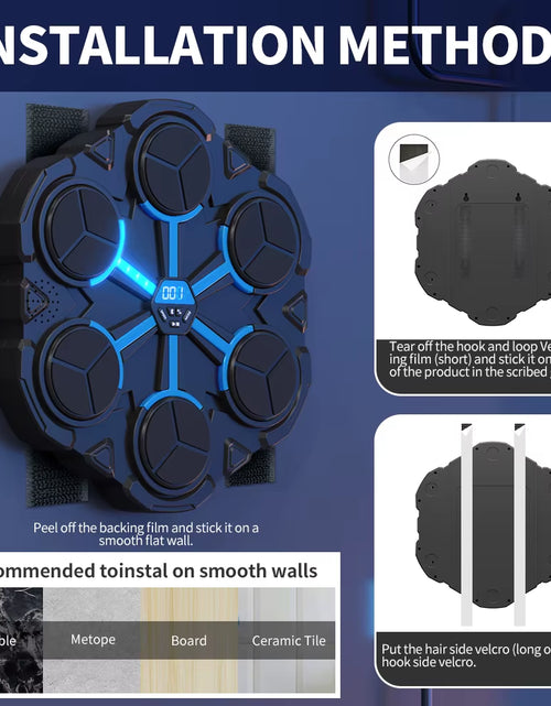 Load image into Gallery viewer, Smart Bluetooth Music Boxing Machine，Decompression,Fighting Fitness Home Boxing Wall Target Boxing Trainer Boxing Accessories
