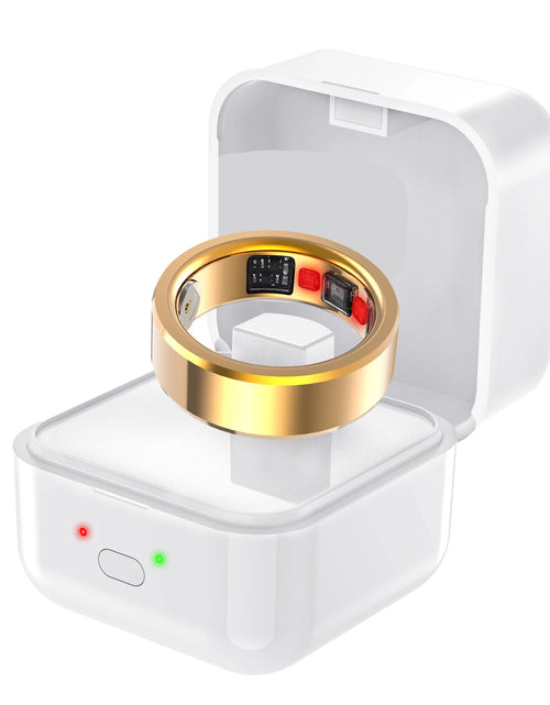 Load image into Gallery viewer, NEW Smart Ring Activity Tracker Blood Oxygen Blood Pressure Heart Rate Sleep Monitor Waterproof Heart Men Women Smart Finger
